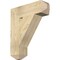 Ekena Millwork Traditional Craftsman Rough Sawn Bracket, Douglas Fir, 6"W x 22"D x 26"H BKT06X22X26TRA04RDF - alternate 1